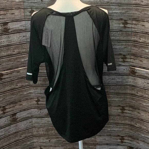 🔥🔥SALE🔥🔥WOWENY Black Athletic Mesh Back Top NWT - Picture 4 of 5